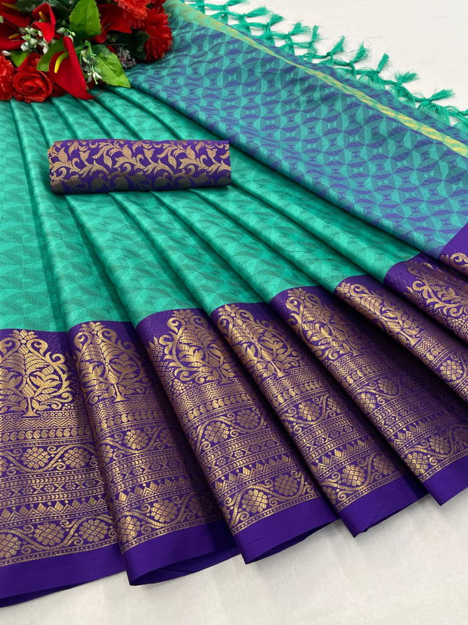 Aab Genius Non Catalogue Pure Mercerised cotton silk Designer Saree Catalogue